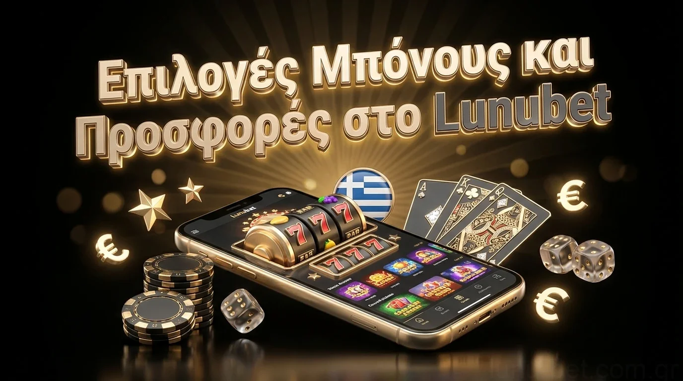 Επιλογές Μπόνους και Προσφορές στο Lunubet